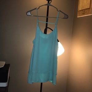 Teal blouse